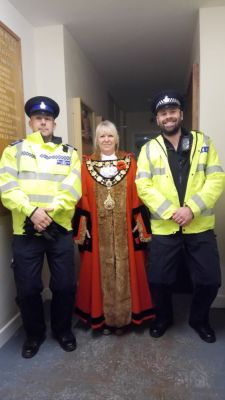 PCSO-Braithwaite-and-Sgt-Foster-with-the-Mayor
