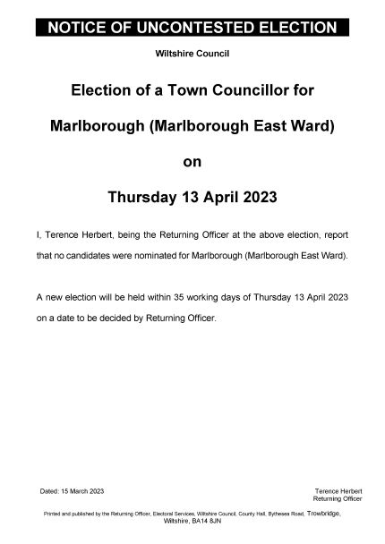 Notice-of-Uncontested-Result---Marlborough-Town-Council-Marlborough-East-Ward
